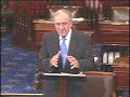 Senator Harkin discusses the current financial crises