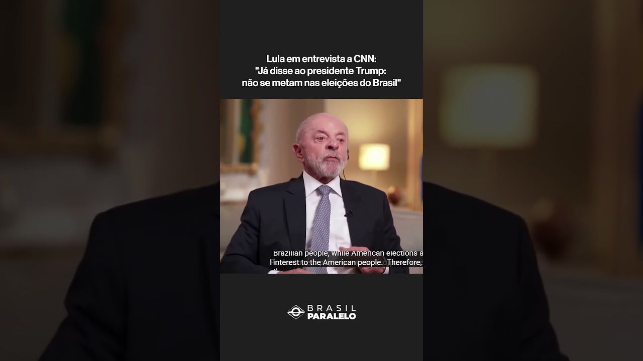 Lula cita Trump em entrevista