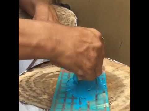 Melapisi Kayu dengan DEMP-X Perekat Extreme Lem Epoxy Serbaguna