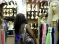 Braiders Clowning in the wig store