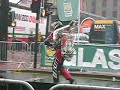 Jet Pack Man in George Square, Glasgow. Jet Pack Man in George Square, Glasgow.