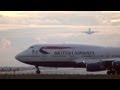 British Airways B747-400 takeoff 26L at YVR.