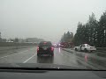 Car on fire on I-5