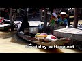 Pattaya, Thailand, Floating Market – Marché flottant de Pattaya.