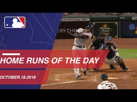 Video: Home Runs of the Day - October 18, 2018