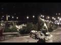 videos de Christmas tree stand in New York City in the snow
