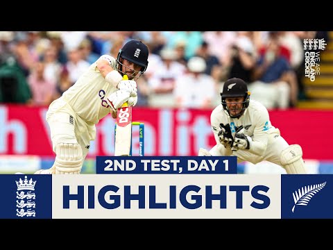 England v New Zealand - Day 1 Highlights | Fans Return to Edgbaston! | 2nd LV= Insurance Test 2021