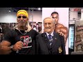 Ben Weider interviewed at ALR booth Ben Weider interviewed at ALR booth