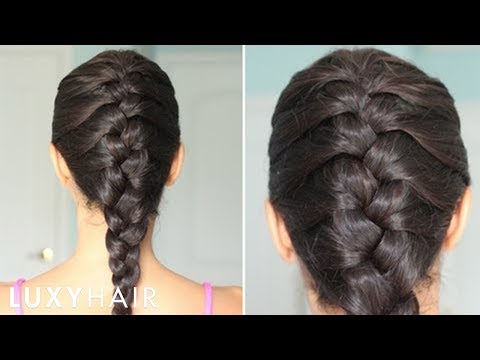 how to self french braid