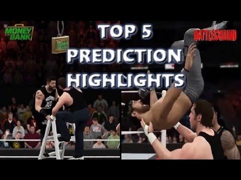 WWE 2K16 TOP 5 PREDICTION HIGHLIGHTS
