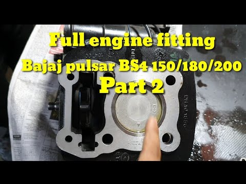 BAJAJ PULSAR BS4 150/180/200Full engine fitting part 2