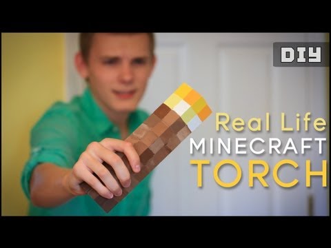 how to i make a torch in minecraft