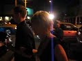 sharon stone outside stk in hollywood