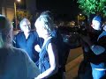 sharon stone outside stk in hollywood