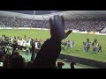 Veselje nogometašev - konec tekme Slo - Rus (1:0)