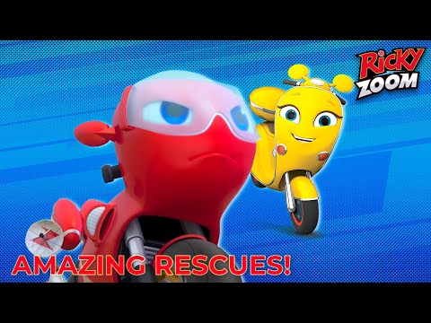 ⚡Ricky Zoom⚡️| Amazing Rescues! | Compilation | Cartoons for Kids