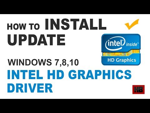 [Latest INTEL HD GRAPHICS DRIVER] How to Update Intel Graphics Driver in Windows 10,7,8