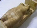CNC Portalfräse DW-M1312 3D-Statue in Buche CNC Portalfräse DW-M1312 3D-Statue in Buche