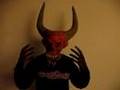 Devil halloween mask
