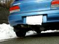 IMPREZA WRX exhaustnote GC8 インプレッサ 排気音 シムス等長+自作60φマフラー