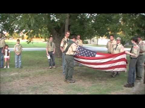 how to properly retire an american flag