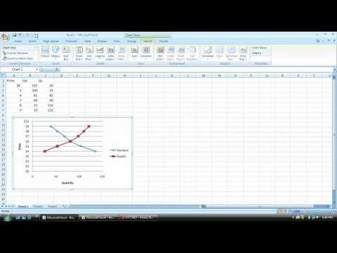 how to draw x vs y in excel