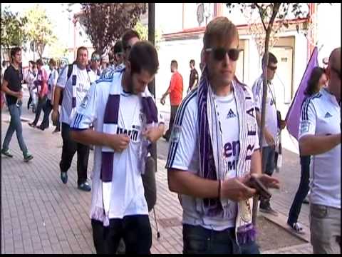 Más de 1.500 aficionados apoyaron al equipo en Valencia