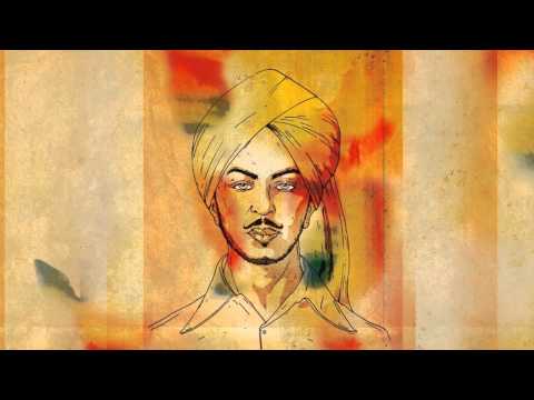 how to draw bhagat singh