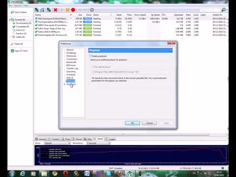 how to adjust upload speed in utorrent