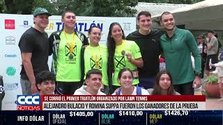 SE CORRIÓ EL PRIMER TRIATLÓN ORGANIZADO POR LAWN TENNIS
