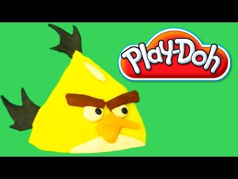 Play Doh Angry Birds How to make Playdough Angry Birds