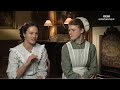 Jessica Brown Findlay and Rose Leslie Downton Abbey Interview
