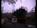 Bluebell Railway - No 5199 \"runs around\" and shunts Pullmans
