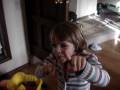 Adeline Dancing to hippo christmas song