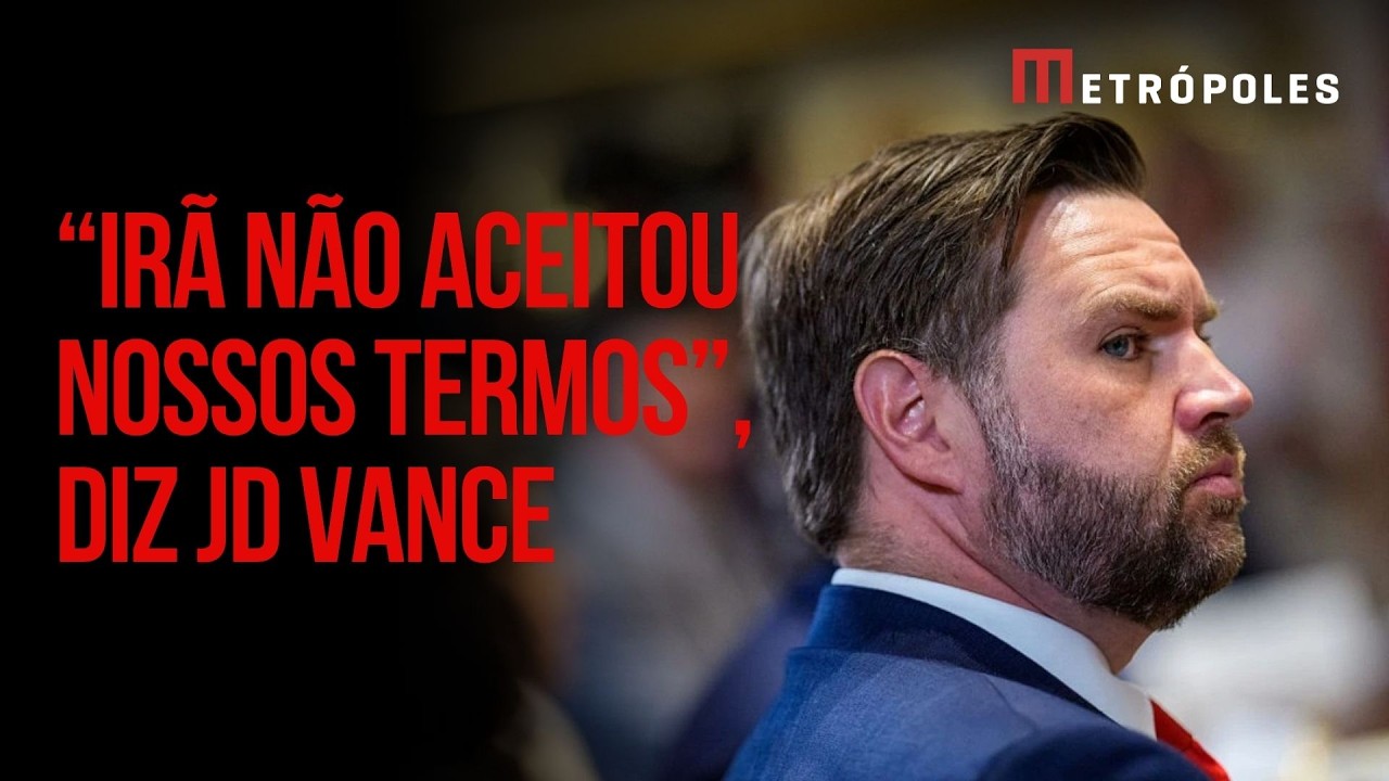 ÍNTEGRA: JD Vance anuncia que negociações entre EUA e Irã terminaram sem acordo
