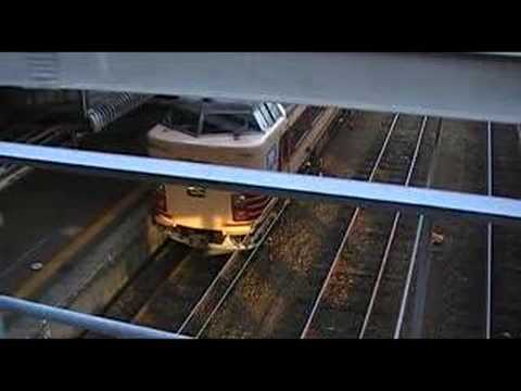JR豊岡駅を発車する特急北近畿