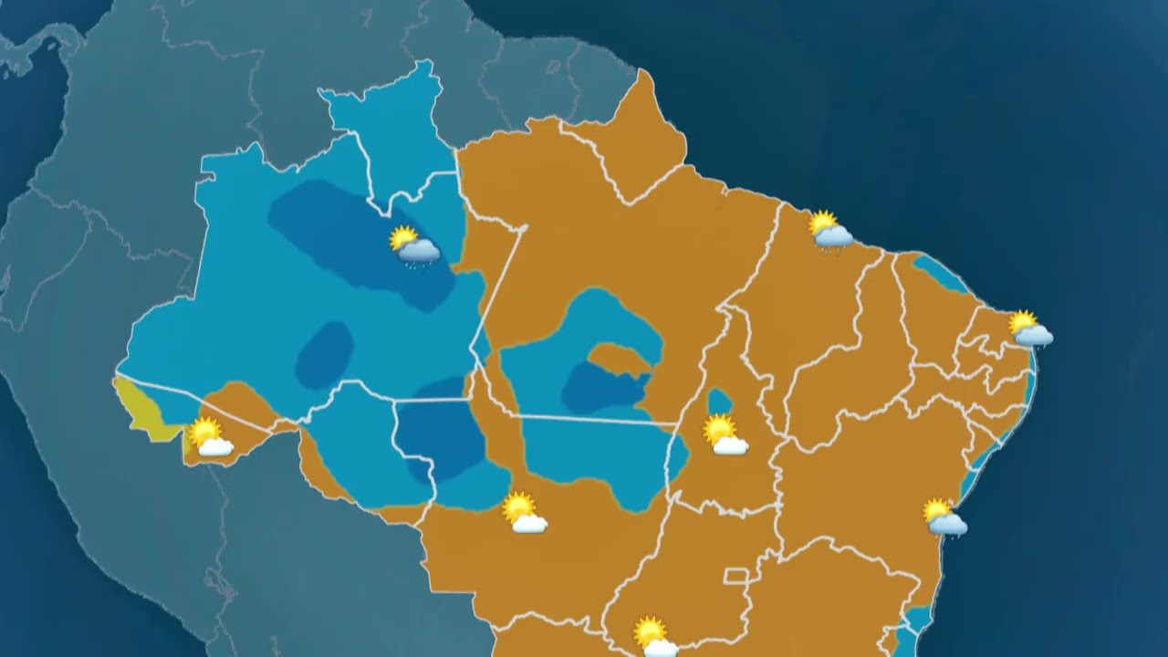 Áreas de instabilidades marcam o sul do país neste domingo I 14/09/2025