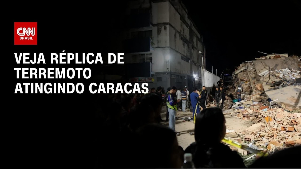 Venezuela registrou réplica de terremoto atingindo Caracas | LIVE CNN