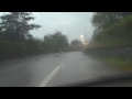 Raining in the street