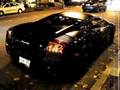 Ferrari 360 Spider and Lamborghini Gallardo Nera at Night