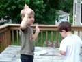 Josh raises the roof