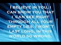 Breaking Benjamin: Dance with the Devil:lyrics