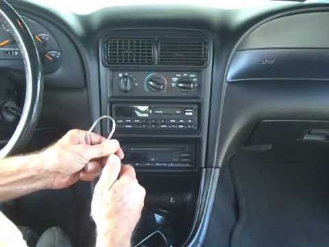 Ford Mustang Stereo and CD Removal and Repair 1994-2000