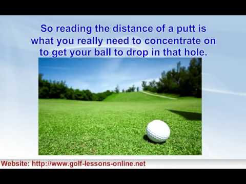 A Few Golf Putting Tips