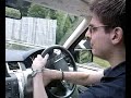Swatland pouts in the Range Rover Sport