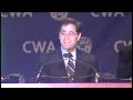 FCC Chairman Julius Genachowski Addresses the 72nd CWA Convention