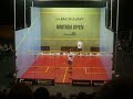 james willstrop v david palmer 12 may 2008, liverpool echo arena it's 2-2 in games and willstrop has matchball at 10/9. watch what happens - ref awards a let but does willstrop have a good shout for a stroke? palmer goes on to win 13/11.