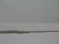 Snowy shore
