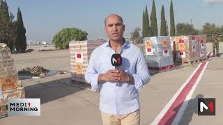 وصول الدفعة الثانية من المساعدات المغربية المرسلة إلى غزة ..موفد ميدي1تيفي يرصد التفاصيل