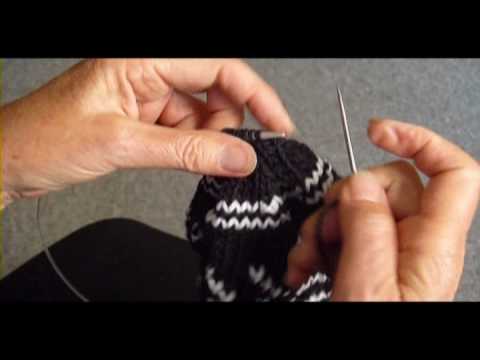 how to fasten off in knitting a hat